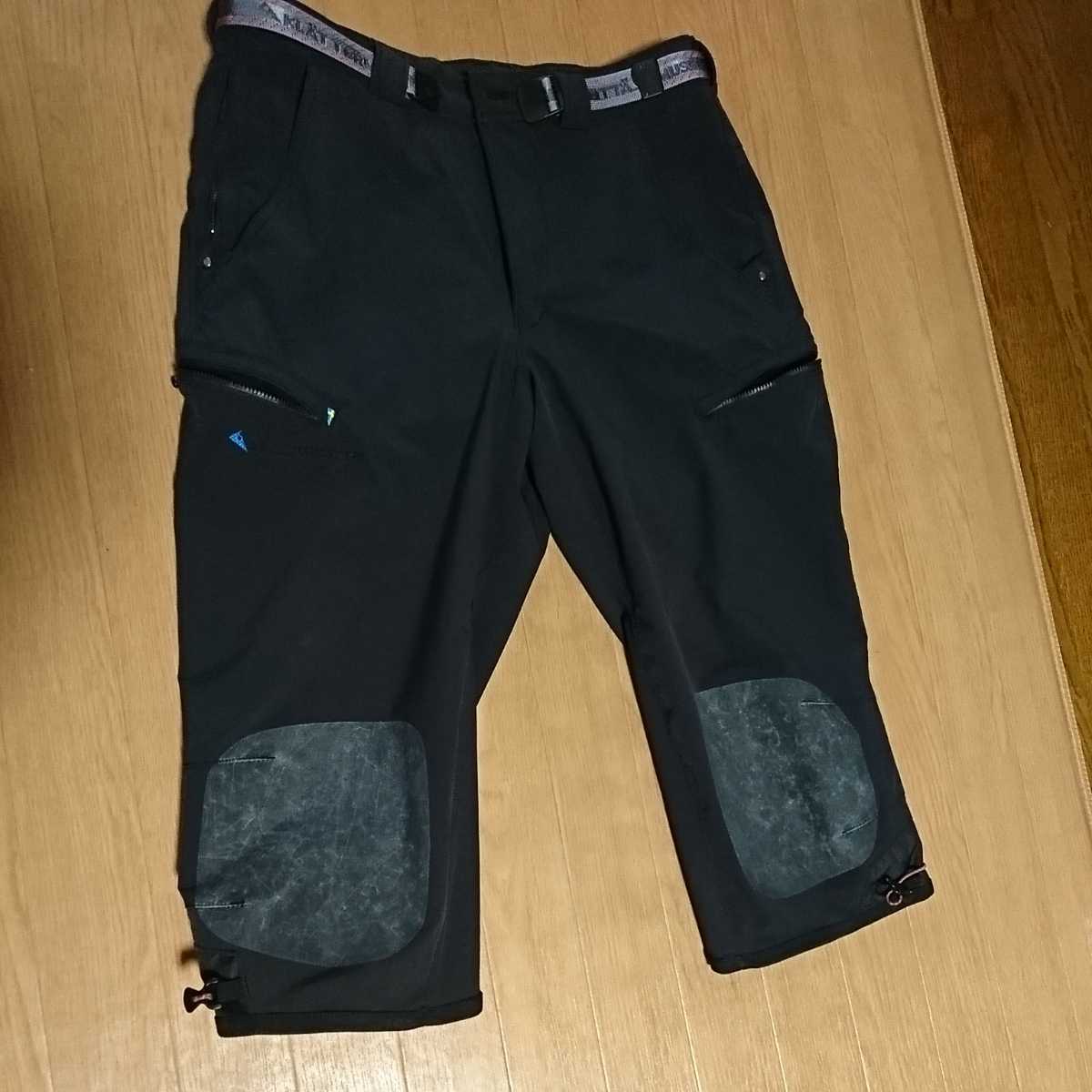 KLATTERMUSEN mysty クロップドパンツ ブラック サイズＭ
