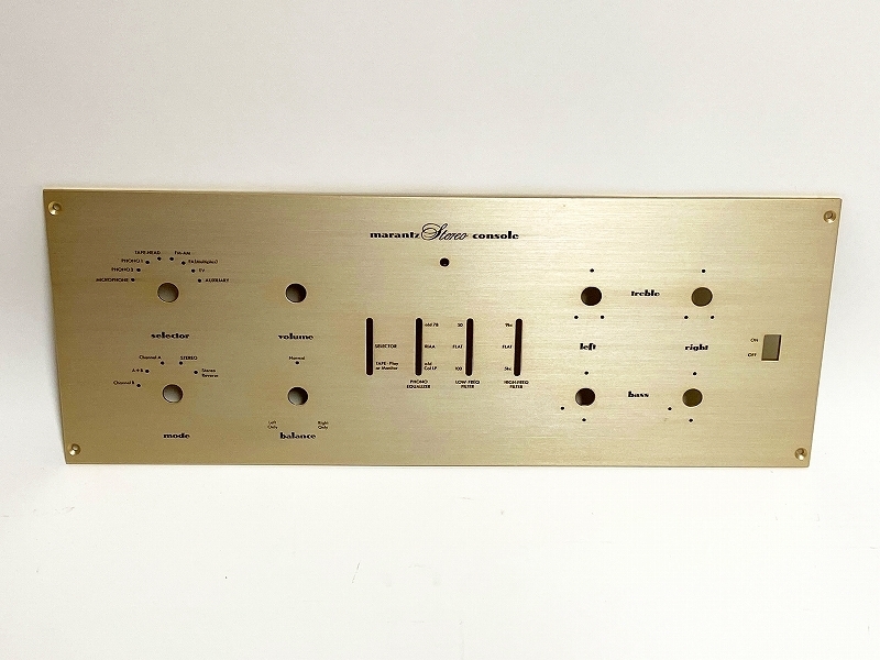 marantz マランツ　アンプ　モデル7用フロントパネル Marantz Model 7用 フロントパネル 1枚 [23994] Model Marantz 7用