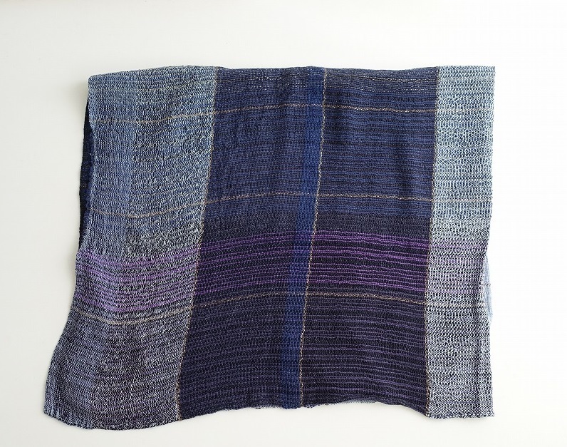 □【美品】ダニエラグレジス DANIELA GREGIS *大判リネンストール*麻 