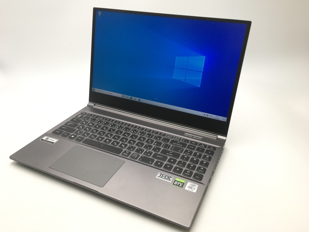 極美品 ドスパラ GALLERIA ゲーミングPC GCL2060RGF-T Win10 i7-10875H 