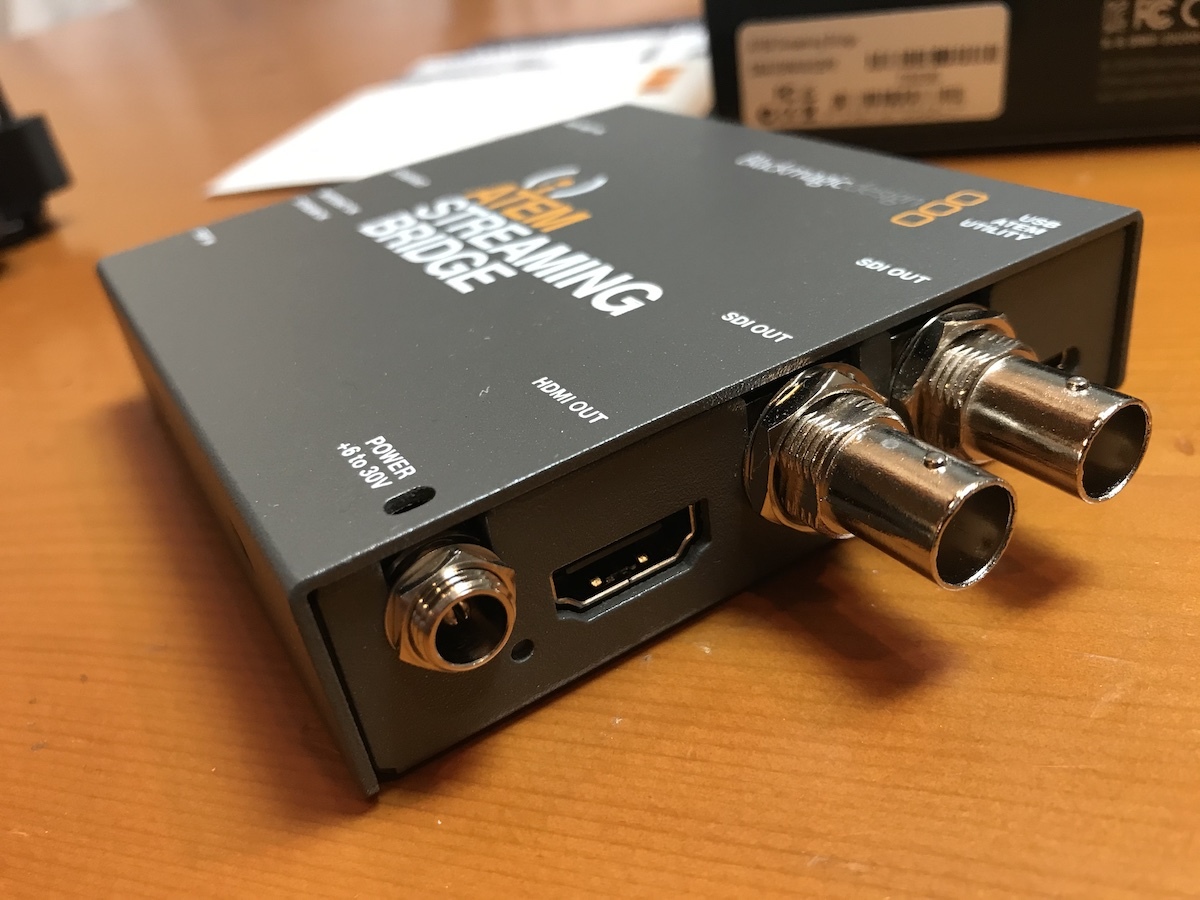 ATEM Blackmagic Design Mini | Pro Streaming Bridge Live HDMI