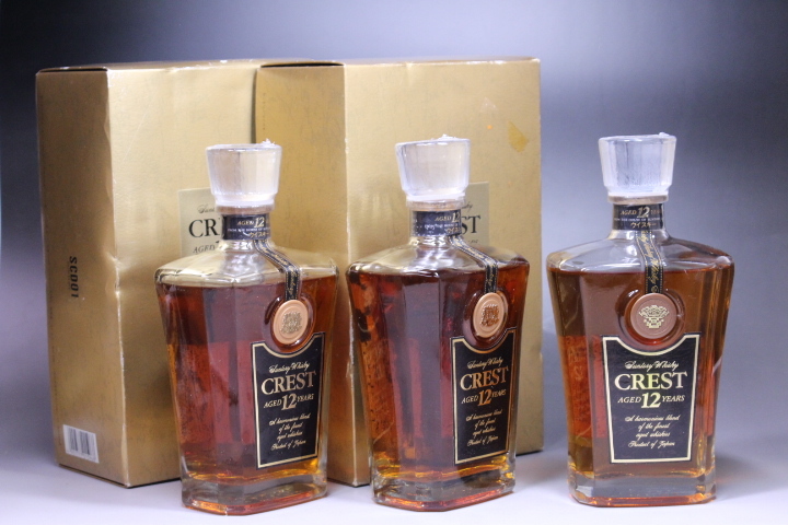 サントリー クレスト 12年 ウイスキー SUNTORY 古酒 – 未開栓 高級酒