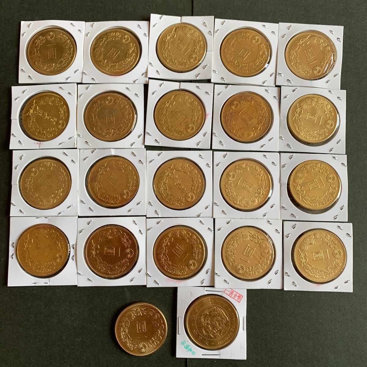 S) 大型金貨日本明治一円貨幣コイン古銭保存状態が綺麗！27g程