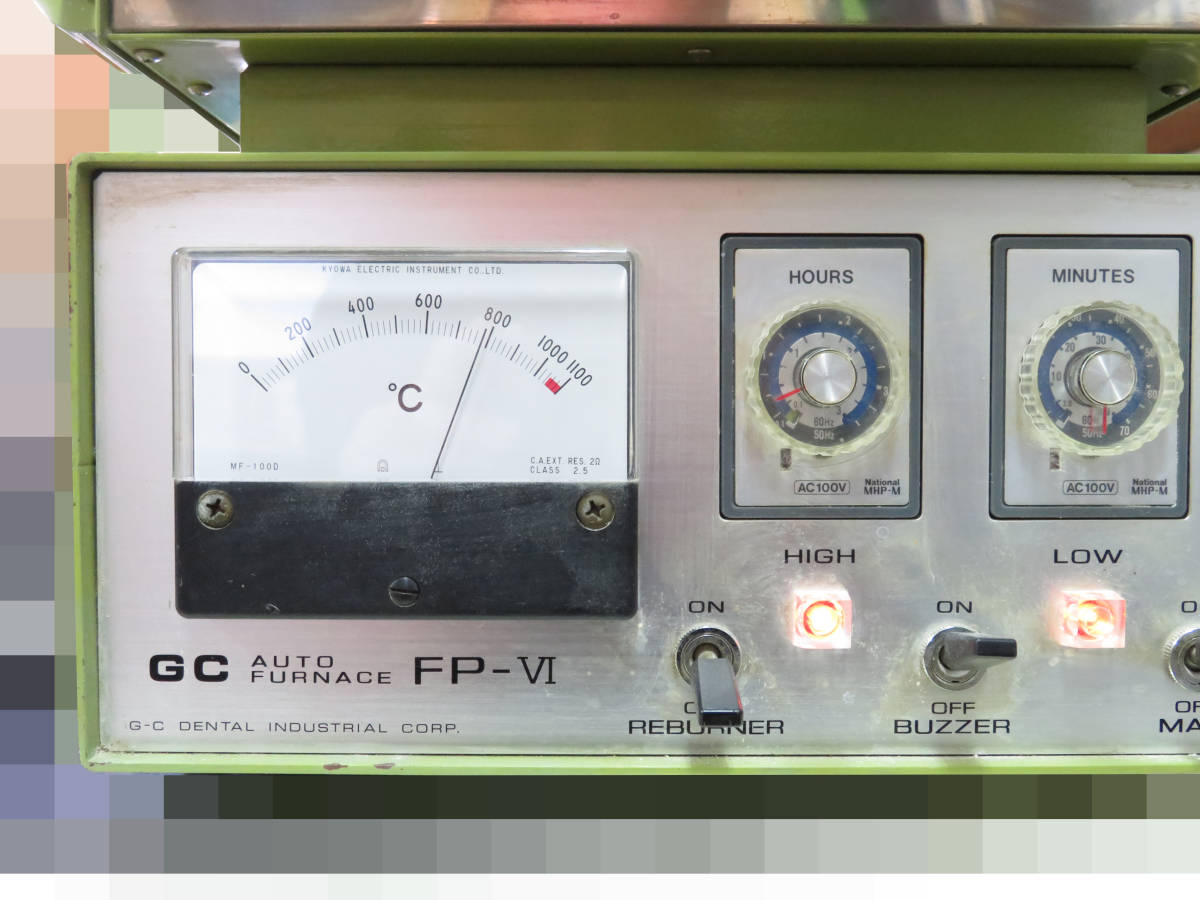 [E050] 送料込! GC/ジーシー オートファーネス FP-VI 歯科技工 100V 歯科用自動電気炉 動作良好_4