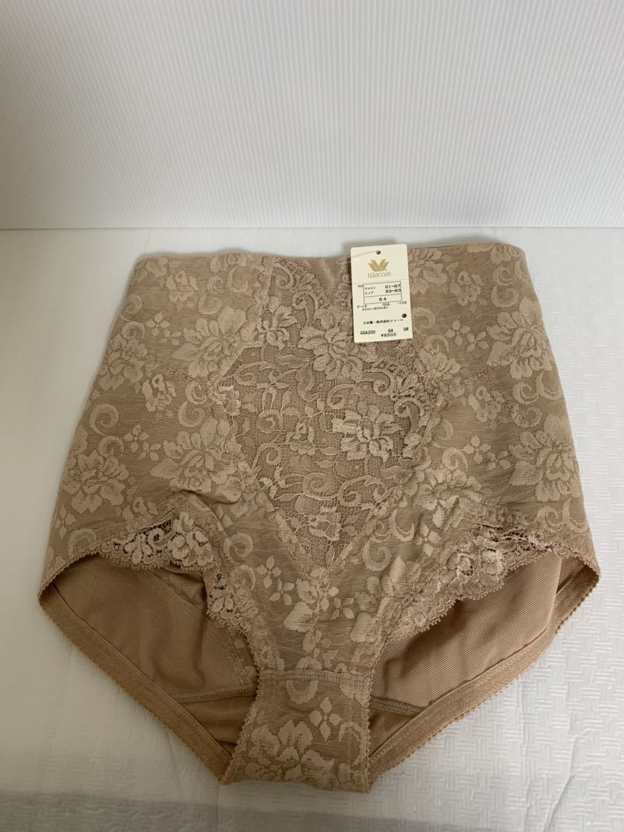 即決/未使用/タグ付/日本製/Wacoal/GGA200 64 DR/ワコール/ガードル/ウエスト61～67/ヒップ83～93/定価8500円/②