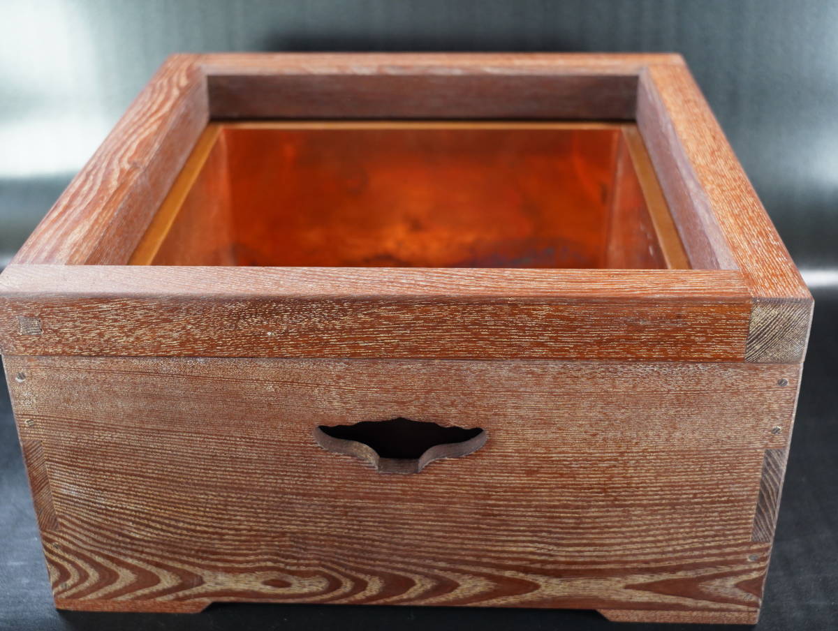 茶道 置き炉 置炉 桑色 磨入子 置炉 桑色 磨入子 配線