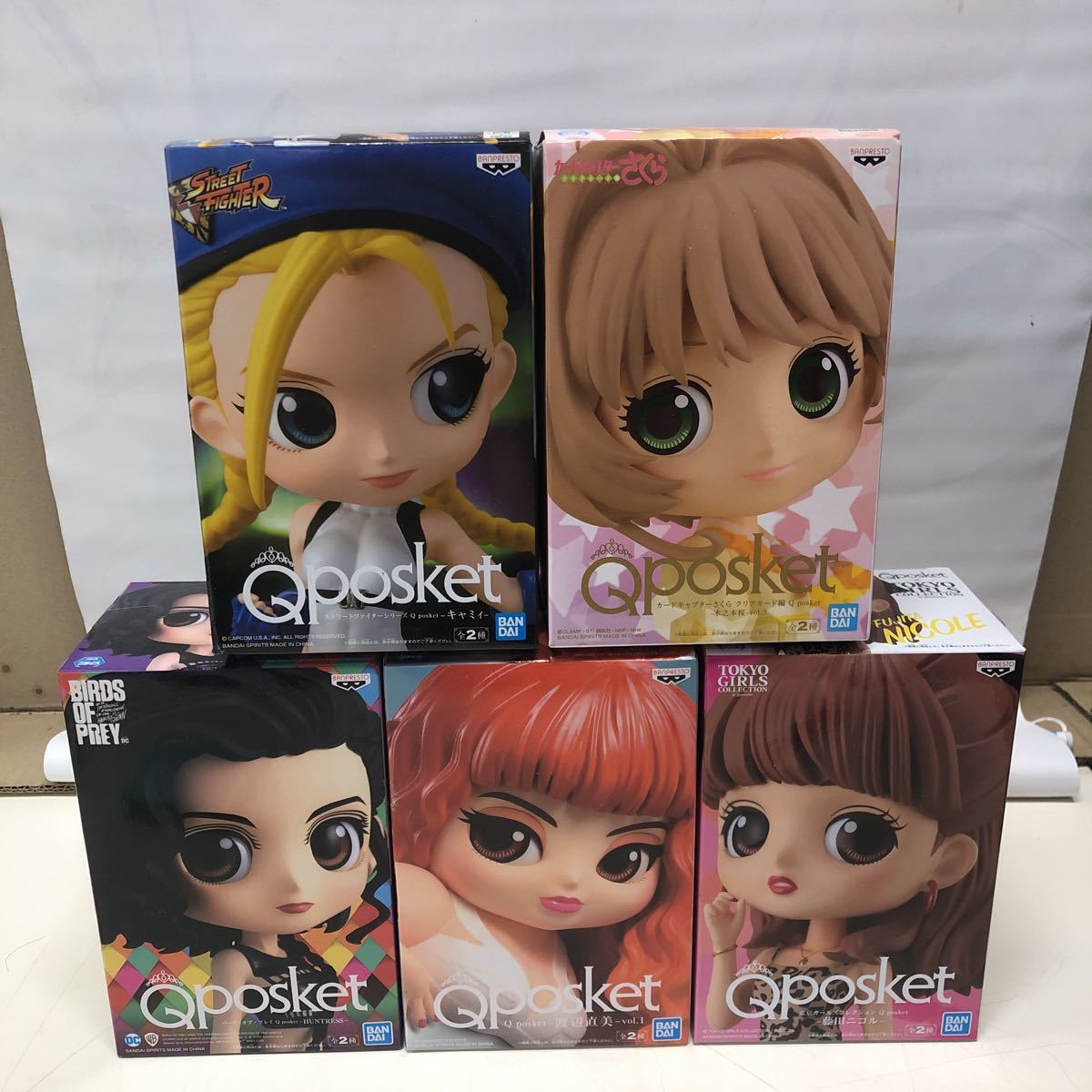 A 品 美少女フィギュア Qposket 色々 セット 渡辺直美 藤田ニコル Huntress 木之本桜 キャミィ ゴ フィギュア 売買されたオークション情報 Yahooの商品情報をアーカイブ公開 オークファン Aucfan Com