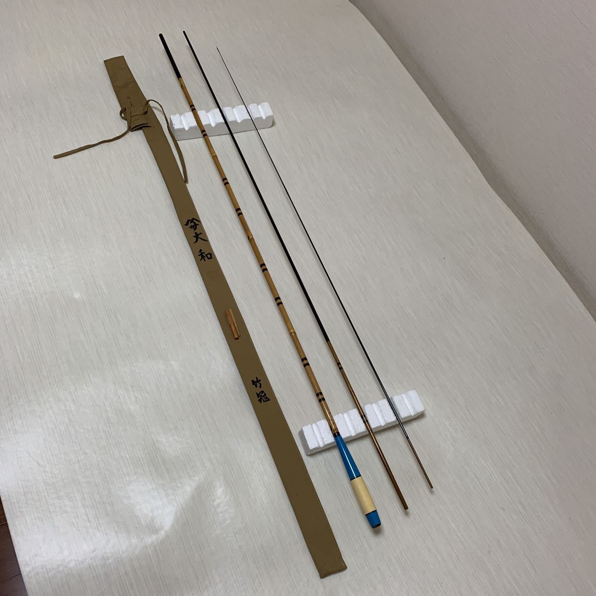 【豊富な，新作登場】 大和 竹冠 ヤマサ 竿春 竿春工房 ９尺 九尺 笛巻き(ヘラブナ竿)｜売買されたオークション情報、yahooの商品情報をアーカイブ公開 - オークファン ヘラブナ竿、コイ竿