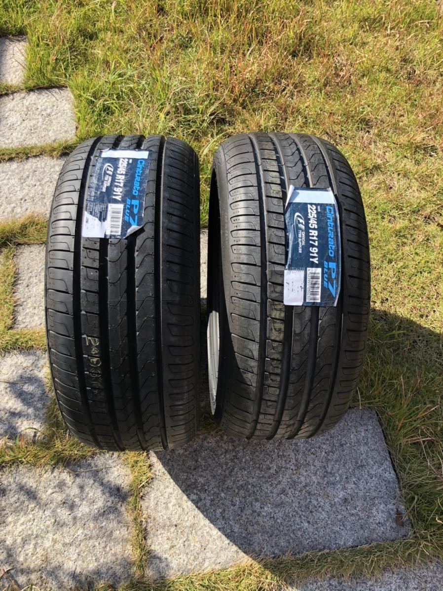 225/45r17 PIRELLI ピレリ Cinturato P7 BLUE チントゥラート P7 ブルー 2本セット_1