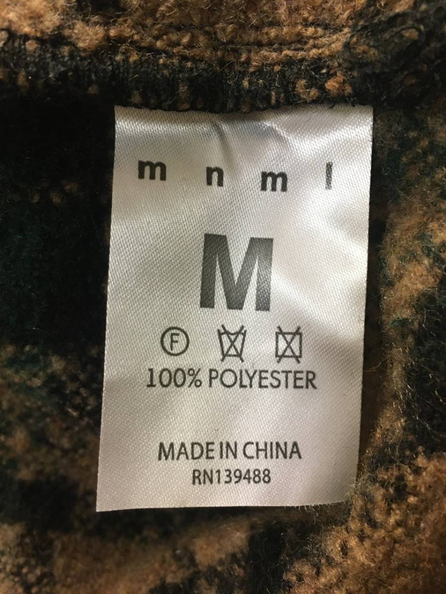 新品未使用 Mnml Loose Woven Flannel Shirt ミニマル ルーズ