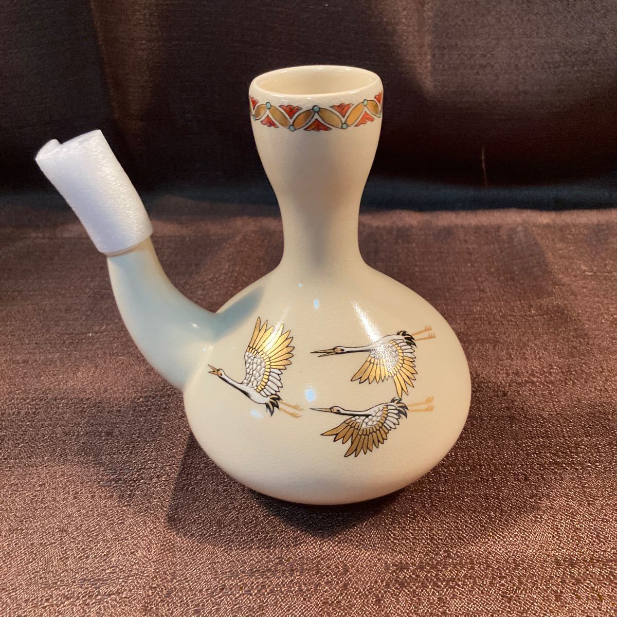 白薩摩酒器揃 沈壽官窯作 白薩摩 酒器セット 白薩摩焼 オンライン