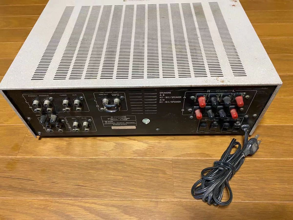 パイオニア A-006 プリメインアンプ JPioneer 1979年製？パイオニアA