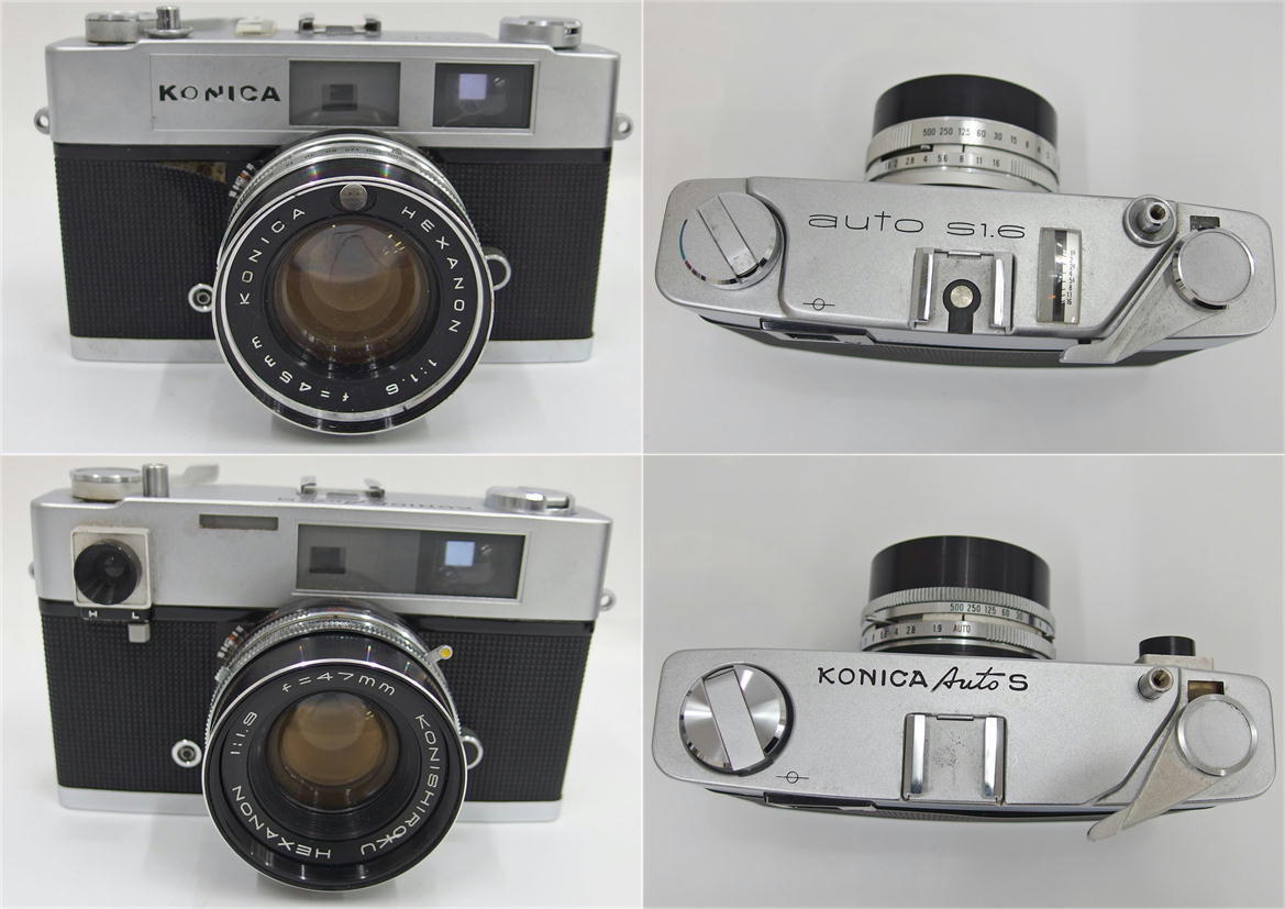 Konica コニカ - KONICA レンジ Hexanon メルカリ レンジファインダーカメラ T6m-4060サイズ△1円～&frasl;Canon 50&frasl;2.8 キャノン&frasl;L1型 ジャンクKonica I HEXANON 47mm LENS