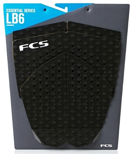 FCS LB-6 Traction - Pad Longboard 0 Piece USEDSURF Black | SURF KAISERS ロングボード用デッキパッド JAPAN デッキパッド
