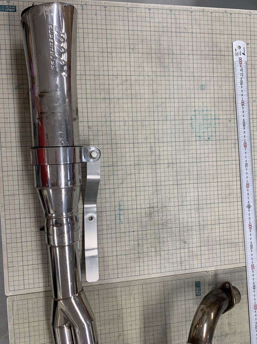 スティード400 全年式 スーパートラップ 2in1 ステン フルエキ ◇返品