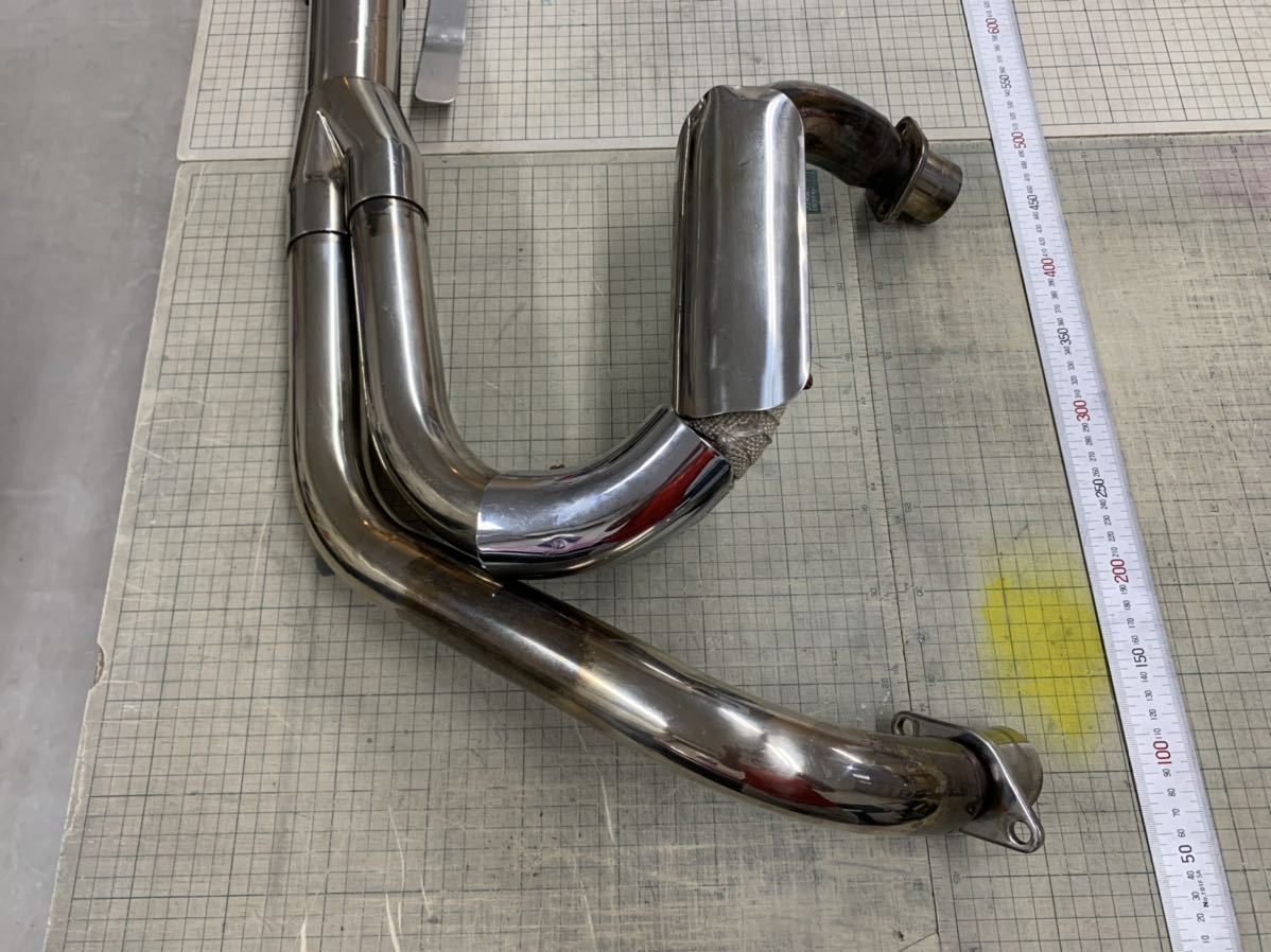 スティード400 全年式 スーパートラップ 2in1 ステン フルエキ ◇返品