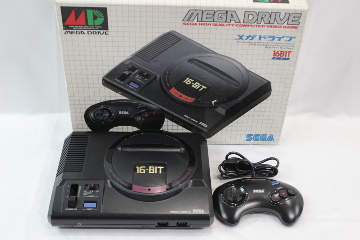 226○【中古】①SEGA/セガ メガドライブ 本体 HAA-2510 家庭用ゲーム機