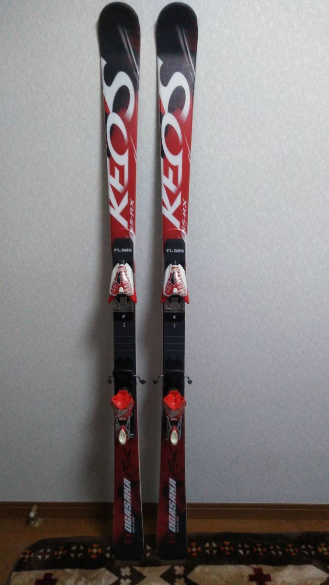 OGASAKA スキー板 KEO'S KS-RX 160cm OGASAKA KEO'S 18-19 モデルKS-RX/RD160， FL-585プレート付 【公式通販】