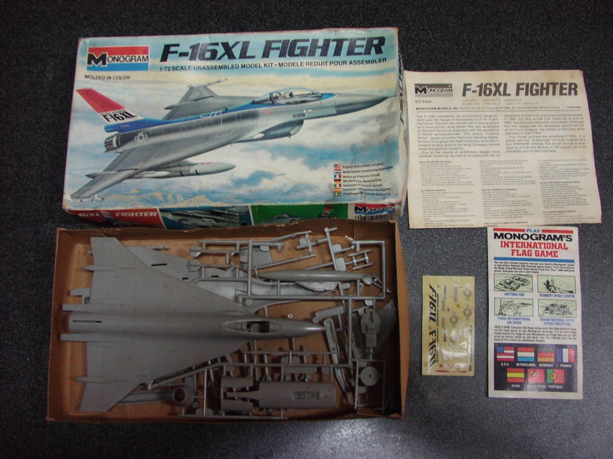 モノグラム 1/72 F-16XL FIGHTER プラモデル 1⁄72 F-16XL Monogram 再生産1
