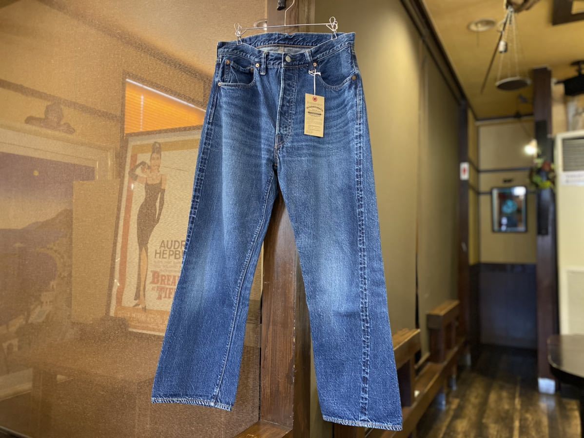 新品 日本製 WAREHOUSE ウエアハウス 2ND-HAND 1001 w34(実寸32