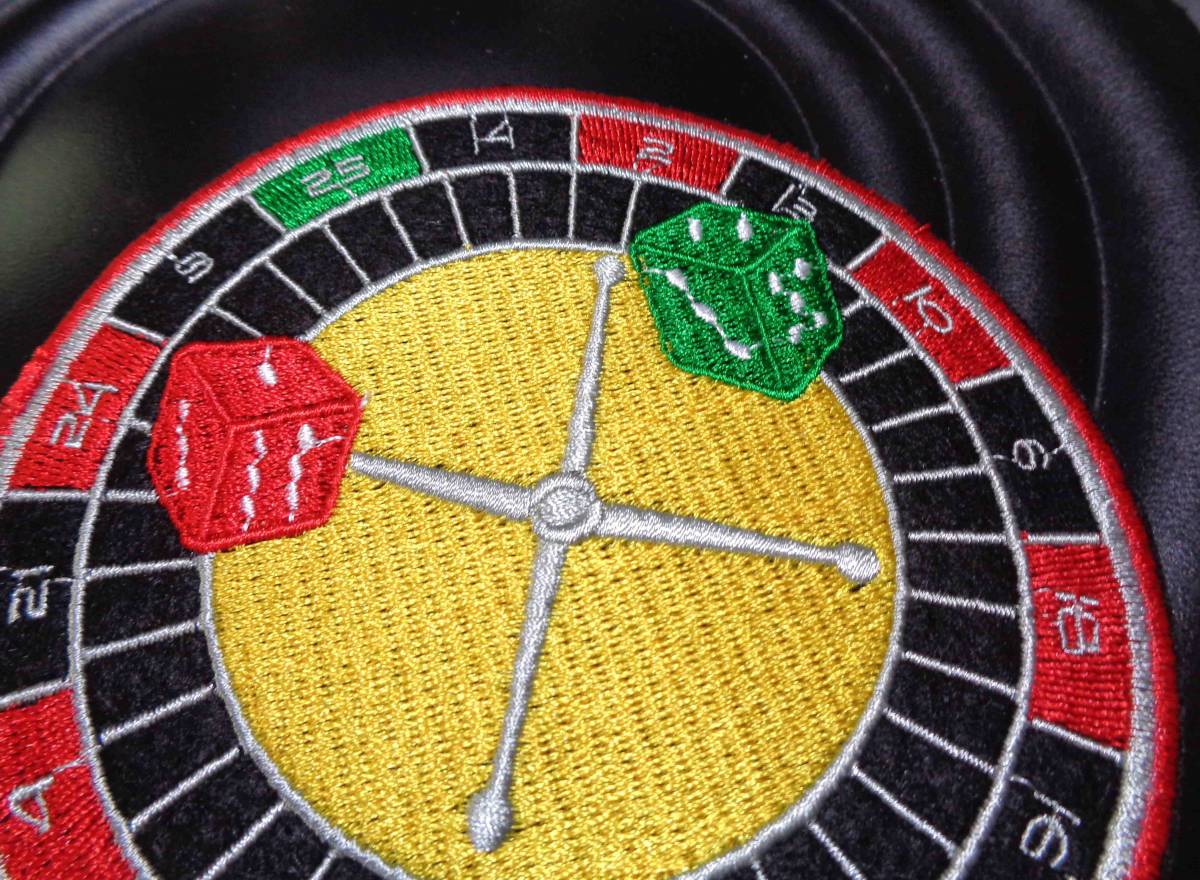 大型 ルーレットrouletteカジノcasinoサイコロ刺繍ワッペン パッチ ギャンブル賭神ギャンブラー必勝祈願 サバゲー ミリタリー ワッペン 売買されたオークション情報 Yahooの商品情報をアーカイブ公開 オークファン Aucfan Com
