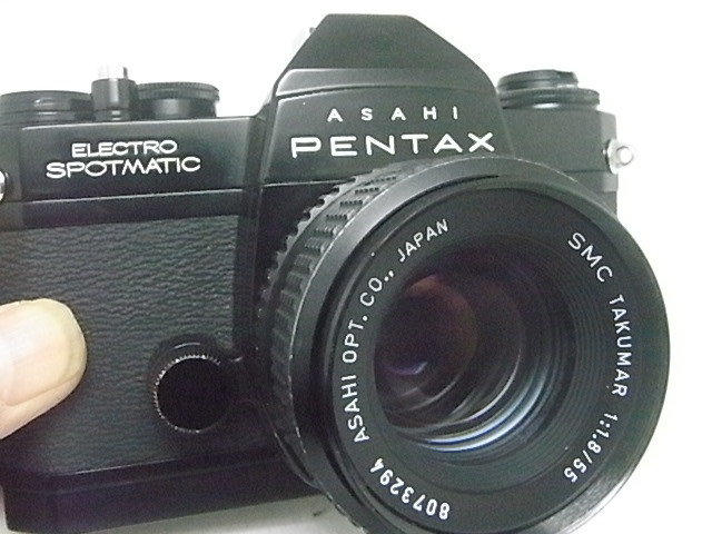 ☆ PENTAX ES ＋ SMC TAKUMAR 55mm F1.8 レンズ(点検整備清掃済み