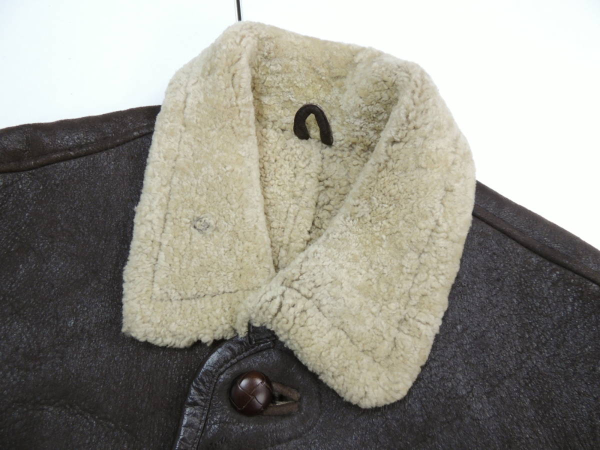 高級 アワープライド OUR PRIDE メンズ リアル ムートン 羊革 ハーフ  