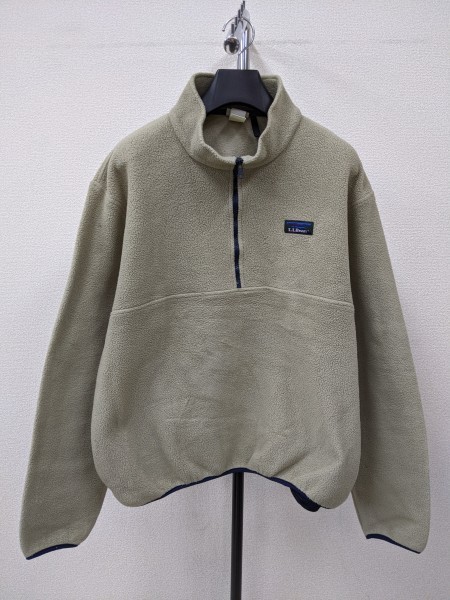  エルエルビーン ハーフジップ フリースジャケット メンズ M ベージュ 緑 アウトドアウェア 407(男性用)｜売買されたオークション情報、yahooの商品情報をアーカイブ公開 - オークファン 男性用