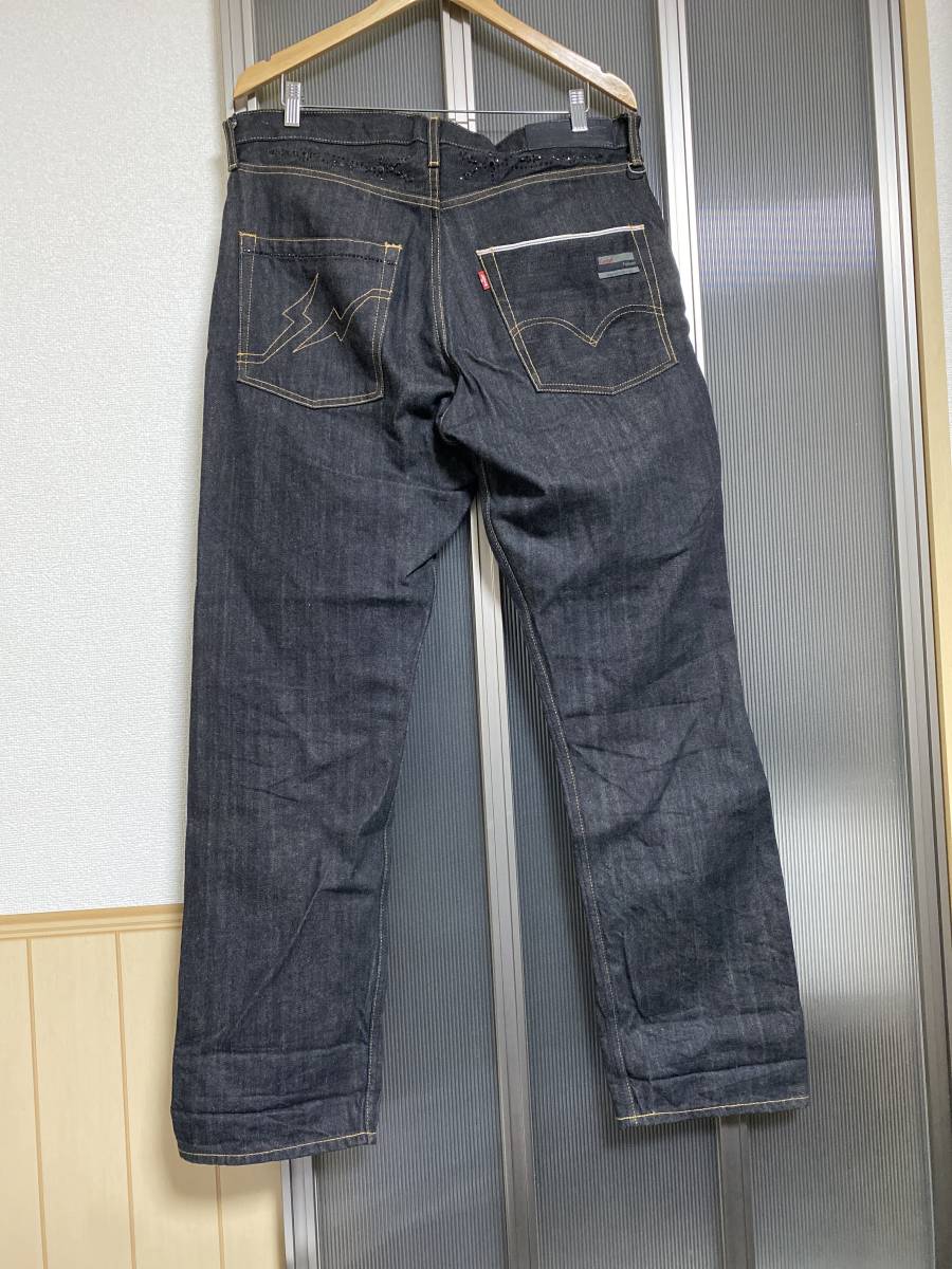 LEVIS×Fenom 505 DISCO ブラッククリスタルデニム size 36×32 