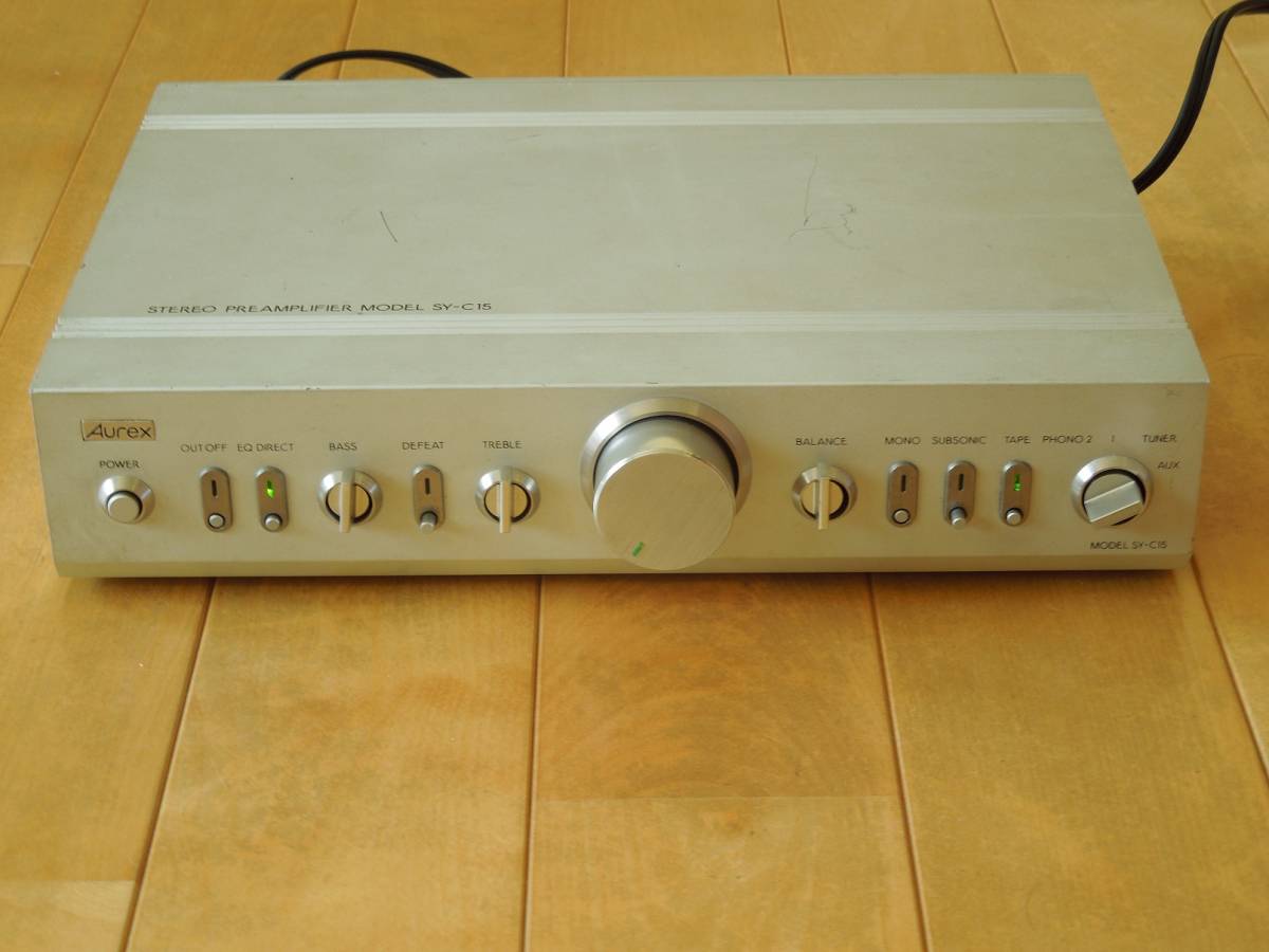 中古難有動作品】TOSHIBA 東芝 Aurex マイクロコンポサイズ ステレオ