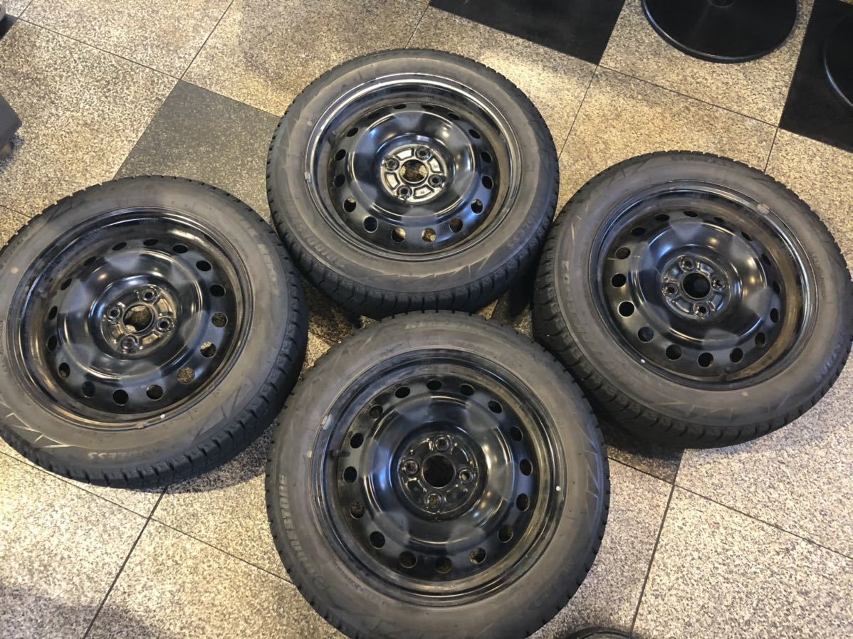 ブリヂストン TOPRUN アルミタイヤセット4本175/65R15管理044 ホイール&ブリジストンスタッドレス4本セット175-60-16 ブリヂストン