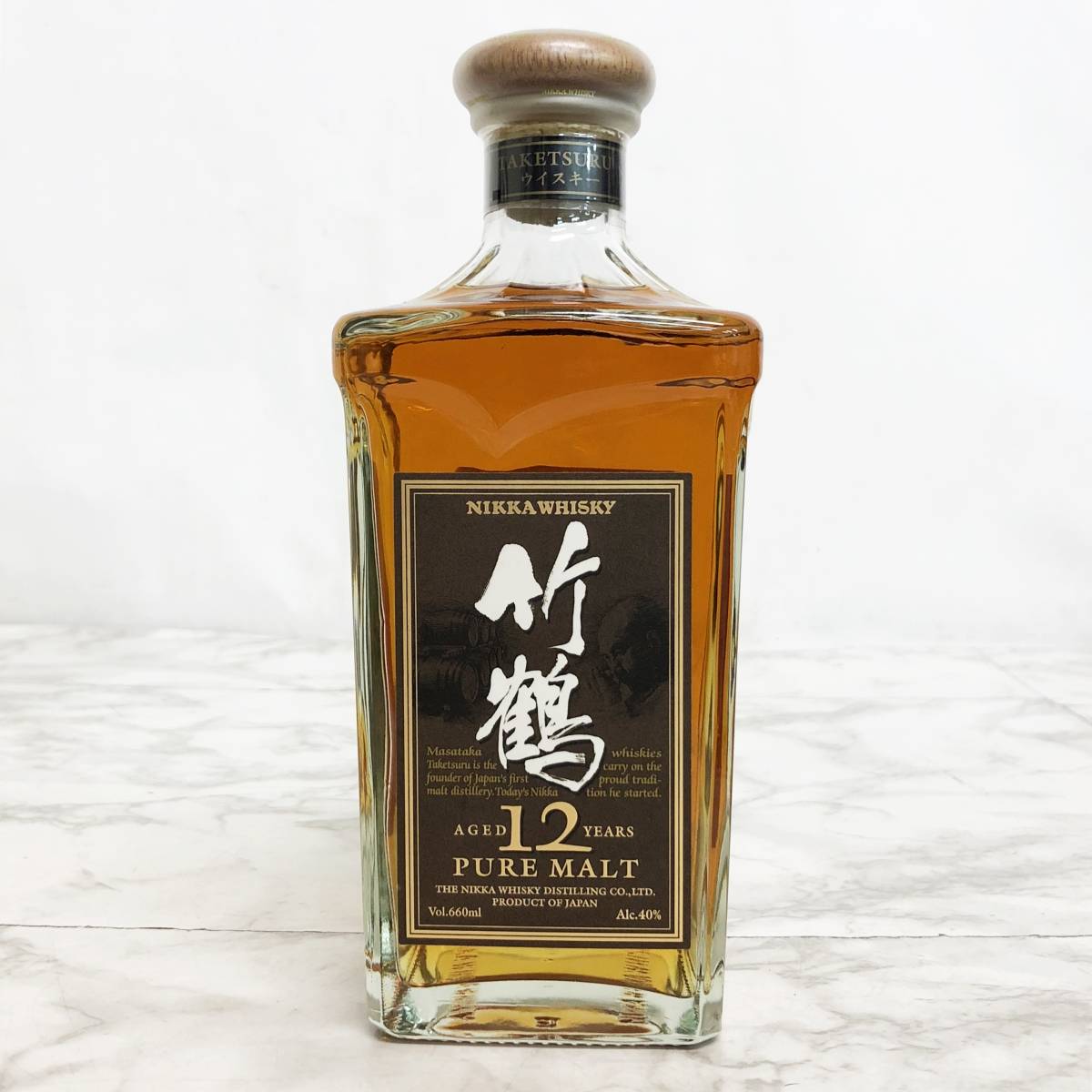 NIKKA ニッカ 竹鶴12年 ピュアモルトウイスキー 旧ラベル 660ml 40