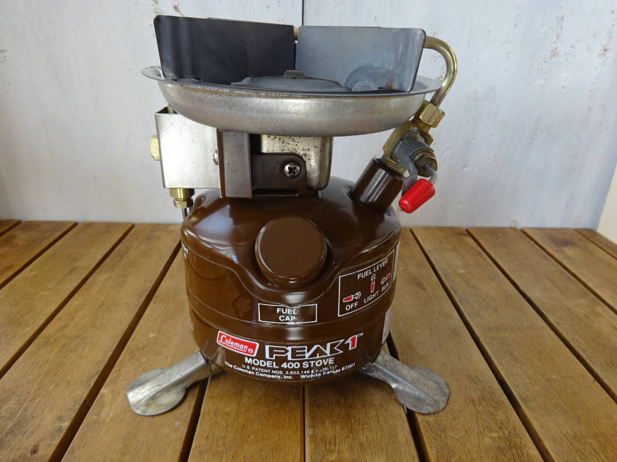  Coleman peak1 82年4月製 400 コールマン ピーク1 400A 茶(ガソリン)｜売買されたオークション情報、yahooの商品情報をアーカイブ公開 - オークファン ガソリン