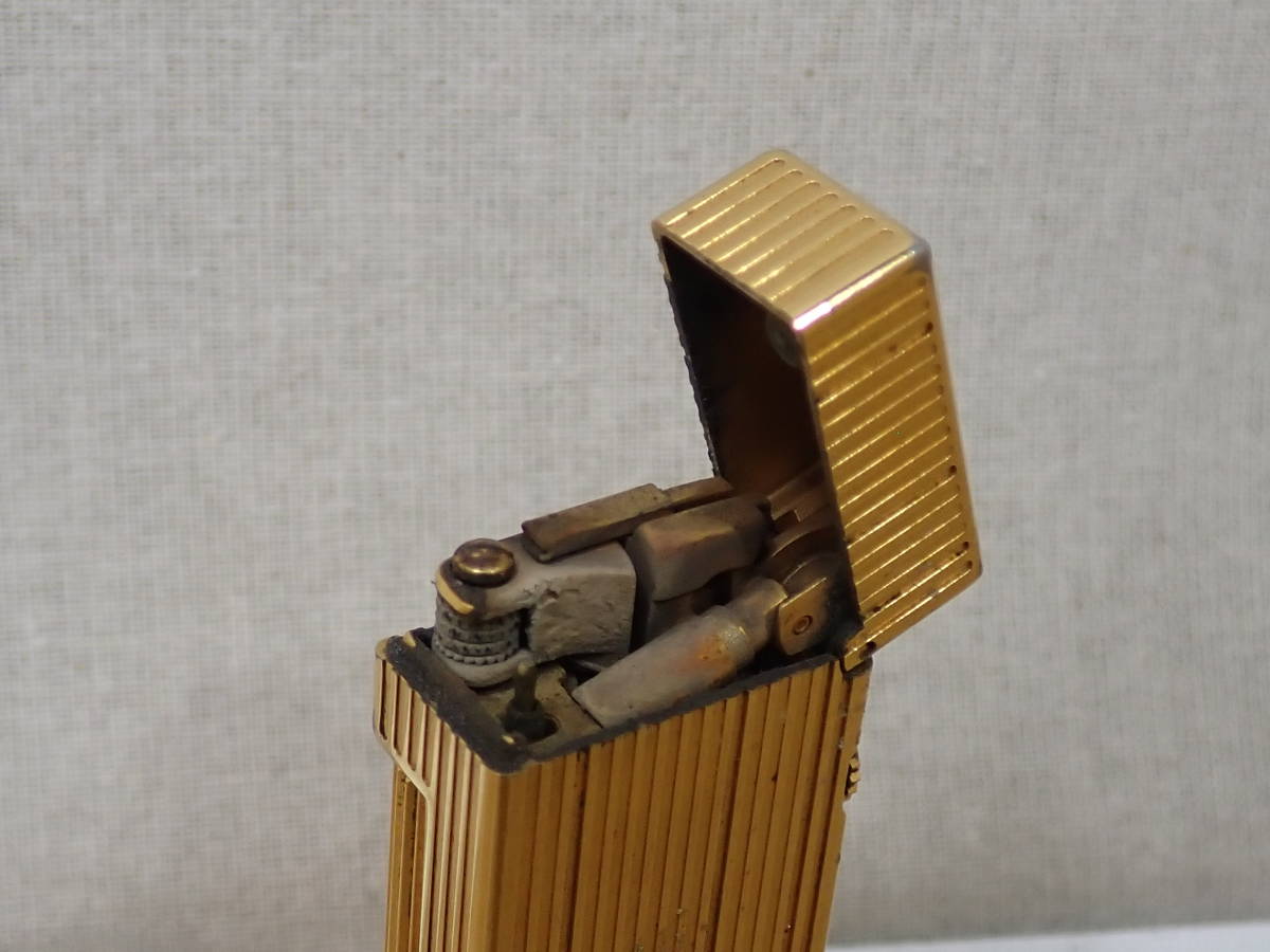 ダンヒル dunhill ガスライター ゴールド 着火未確認ダンヒル ゴールド