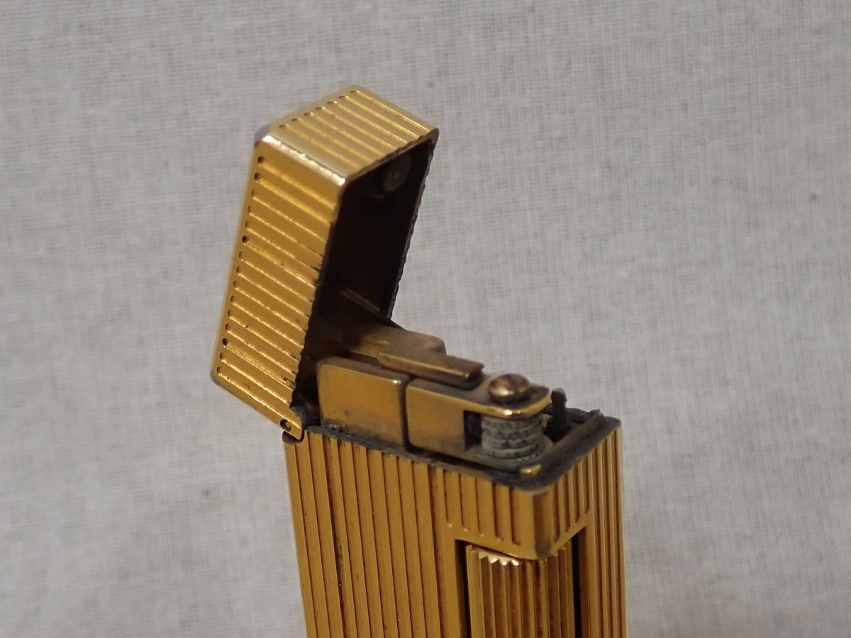 ダンヒル dunhill ガスライター ゴールド 着火未確認ダンヒル ゴールド