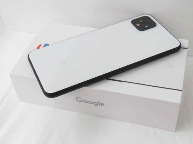 1円～【美品】softbank ソフトバンク スマートフォン Google Pixel 4 XL クリアリーホワイト 判定△ ※SIMロック解除済 10673822_2