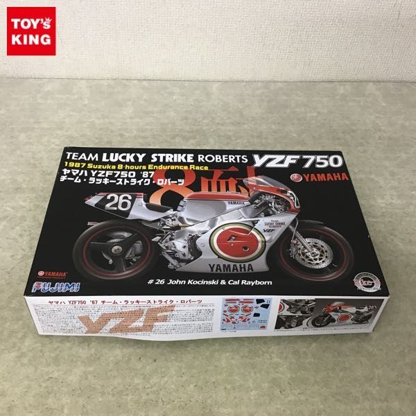 1円～ フジミ 1/12 ヤマハ YZF750 '87 チーム・ラッキーストライク