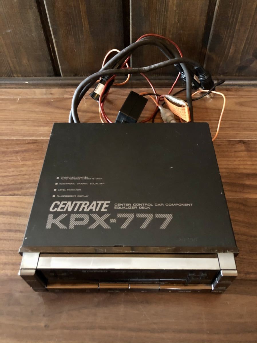 PIONEER CENTRATE KPX-777 CENTER CONTROL CAR COMPONENT EQ DECK パイオニア イコライザー ロンサムカーボーイ カセットデッキ