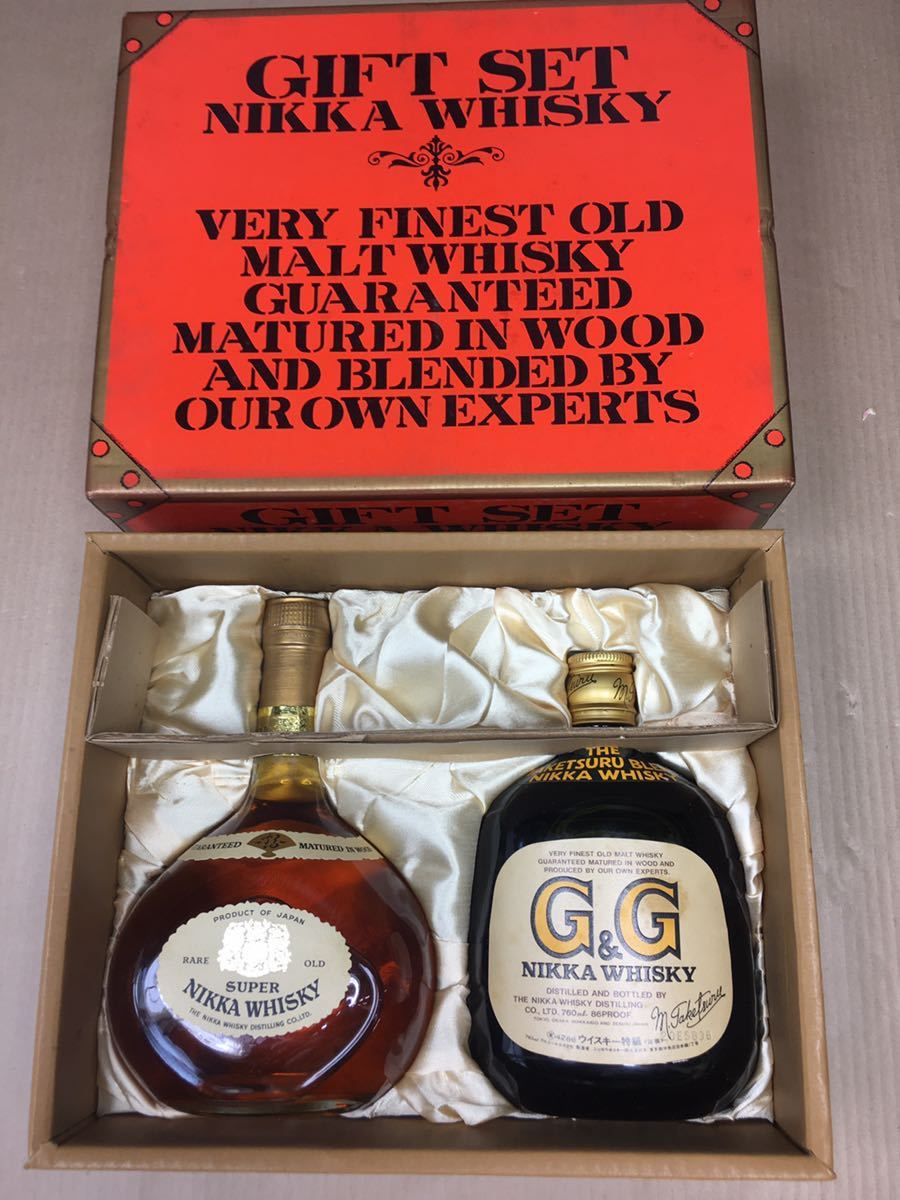 超激得，豊富な ニッカウイスキー 古酒 未開栓 NIKKA WHISKY ニッカ ウヰスキー G&G 竹鶴ブレンド スーパーニッカ 2本セット(日本)｜売買されたオークション情報、yahooの商品情報をアーカイブ公開 - オークフ 日本