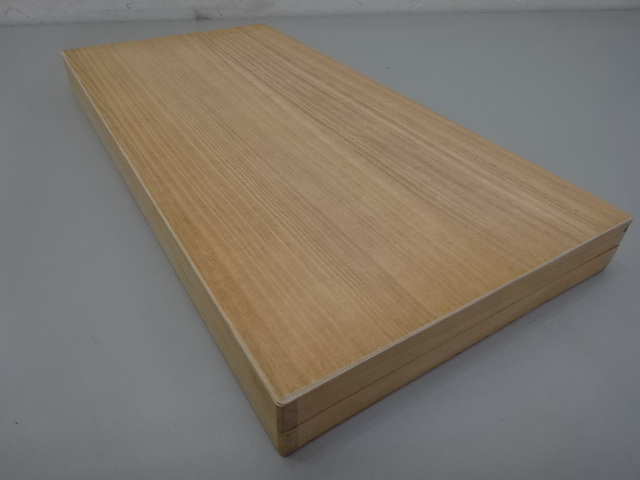 NCK114)vicuna/ビキューナ/マフラー/グレー/毛100％/木箱入/新品未使用