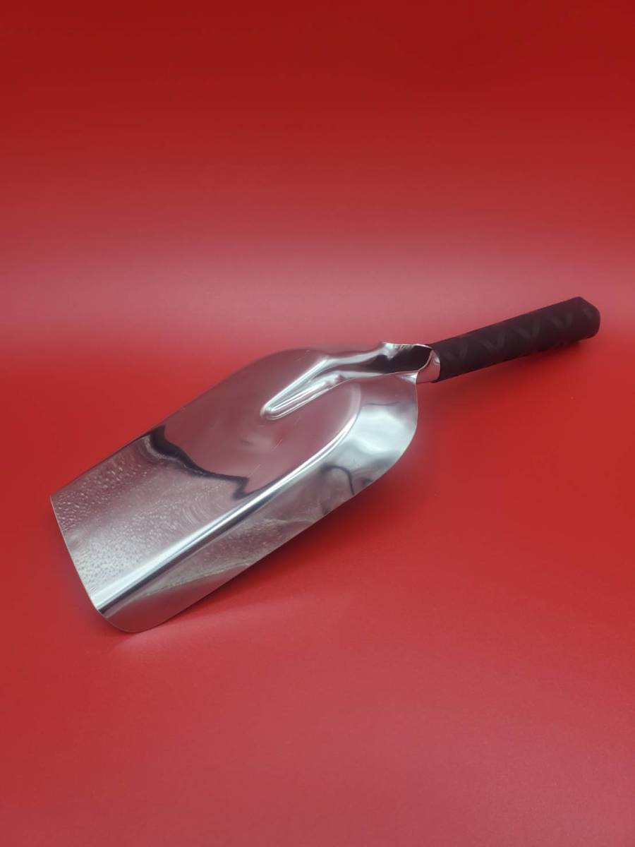 在庫3本■コーキングシーリングネタ切りスコップグリップ付き■ステンレス　金ベラ　材料_2
