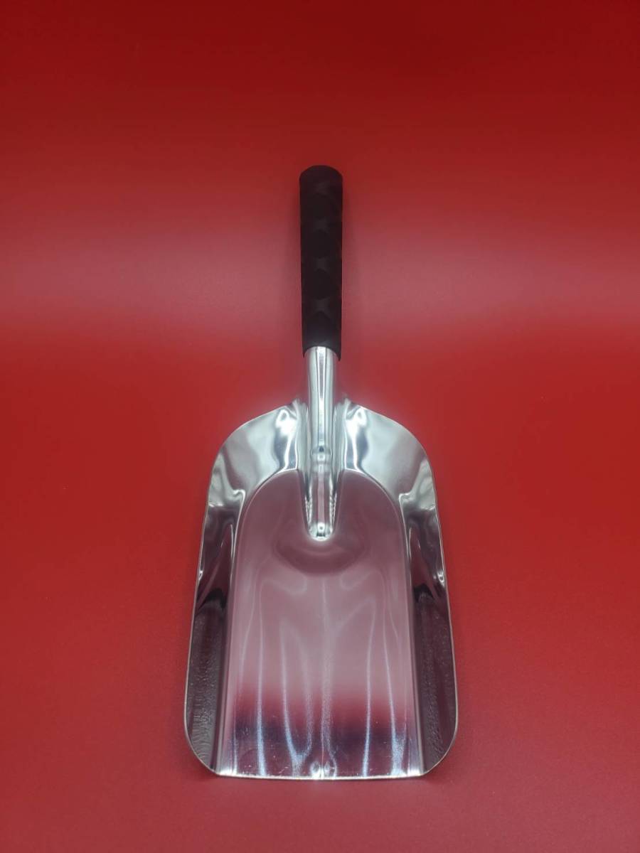 在庫3本■コーキングシーリングネタ切りスコップグリップ付き■ステンレス　金ベラ　材料_3