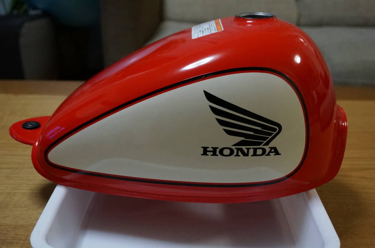 バイク c*e様 5Lモンキー純正タンク トリコカラー