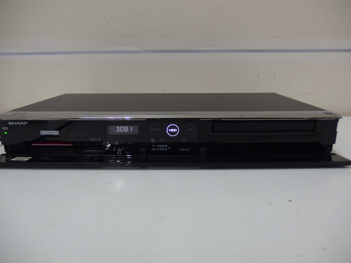 SHARP AQUOS BDレコーダー BD-NW1200　2018年製 整備品 SHARP シャープ BDレコーダー BD-NW1200 2番組同時録画 HDDは既存純正