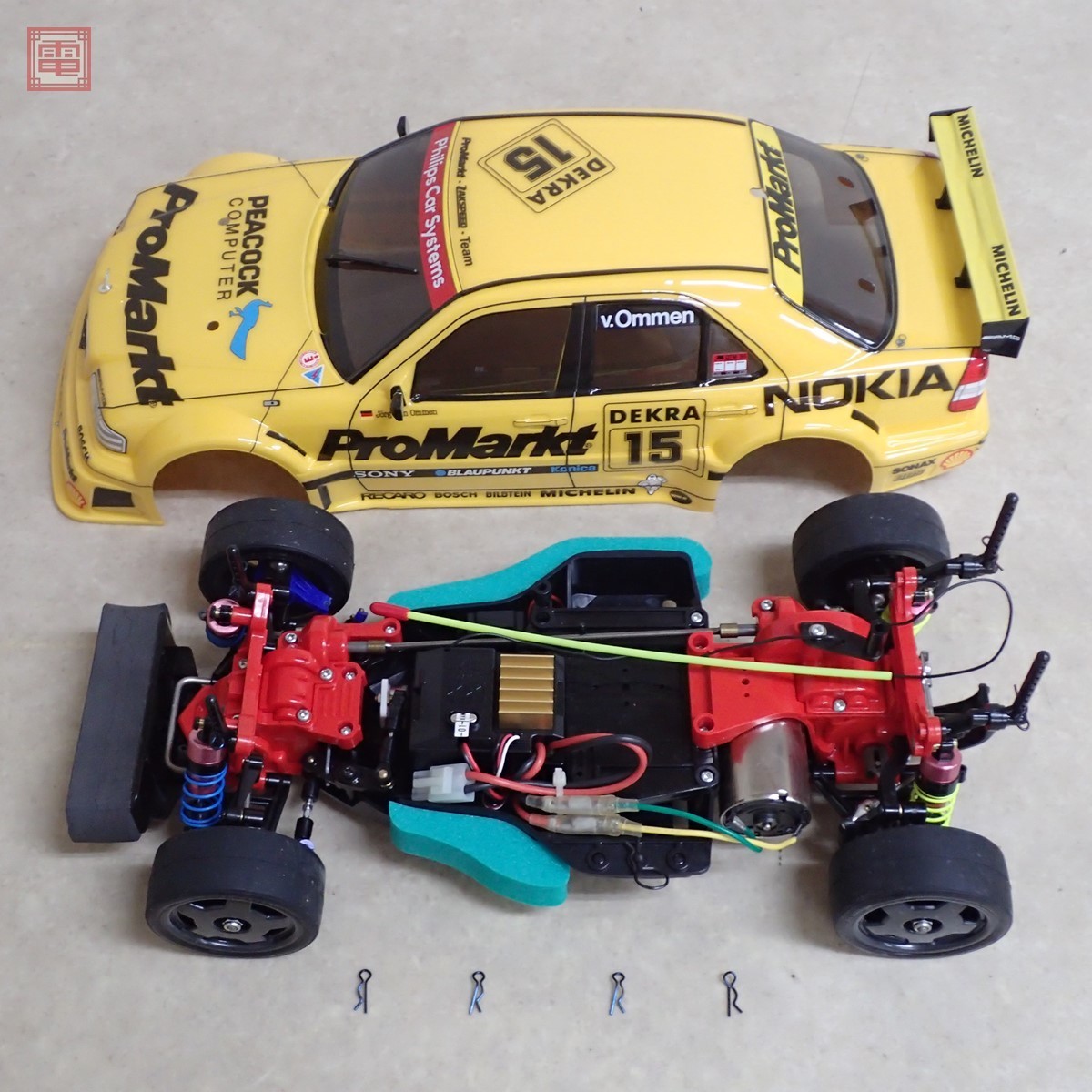 タミヤ RCカー メルセデスベンツ AMG ProMarkt ジャンク タミヤ TA03R