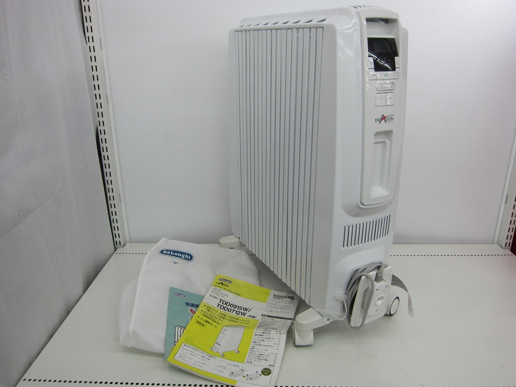 【最新作，格安】 品 DeLonghi デロンギ ドラゴンデジタル オイルヒーター TDD0915W_T(オイルヒーター)｜売買されたオークション情報、yahooの商品情報をアーカイブ公開 - オークファン オイルヒーター