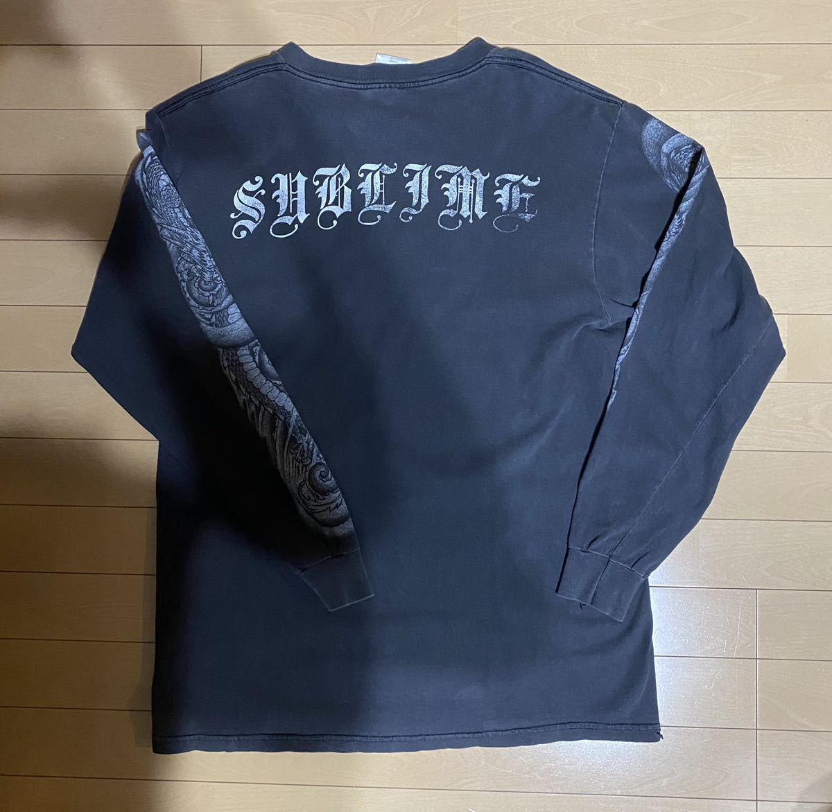 レア SUBLIME タトゥー 長袖Tシャツ サブライム tattoo ロンT バンドT 
