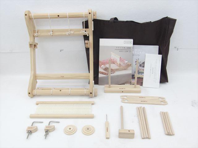 ▽ AVRIL アヴリル LOOM-30 卓上手織機 取扱説明書有り 中古 現状品