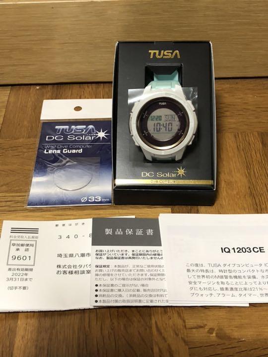TUSA ダイブコンピューターIQ-850ダイブ本数3本極上ほぼ新品 電池交換済