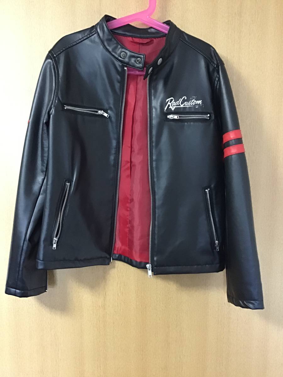 Bebe ベベ Rad Custom 革ジャン風 かっこいい ジャンパー 男の子 １４０サイズ ジャンパー ブルゾン 売買されたオークション情報 Yahooの商品情報をアーカイブ公開 オークファン Aucfan Com